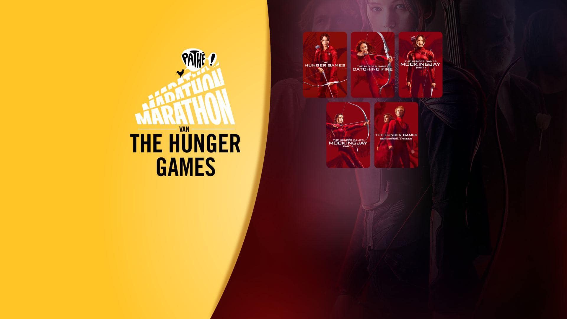 Beleef alle films van The Hunger Games achter elkaar op het grote doek!