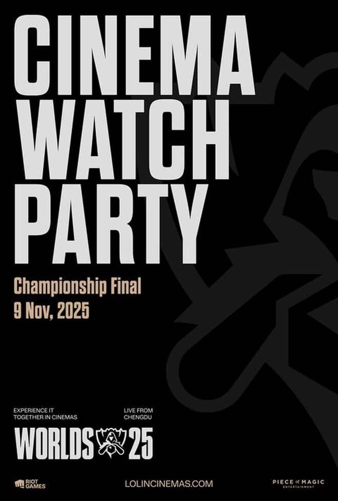 League of Legends Worlds 25 | Finals in Cinema