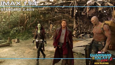 Guardians of the Galaxy Vol. 2 - IMAX aspect ratio